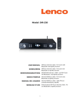 Lenco DIR-250 Bluetooth Internet Radio Handleiding