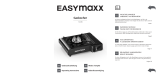 Easymaxx Gaskocher, tragbar 2100 Watt - schwarz Handleiding