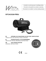 Warm Tech WTCACG30-FRDU Handleiding