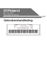 Roland E-X10 de handleiding