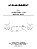 Crosley T150 Bluetooth Record Player Handleiding