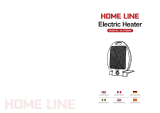 HOME LINE HL-HT800W Electric Heater Handleiding