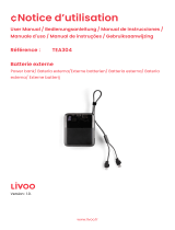 Livoo TEA304 Power Bank inf5000mAh Handleiding