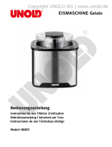 Unold Eismaschine Gelato 1,5 Liter Inhalt, Edelstahl Handleiding
