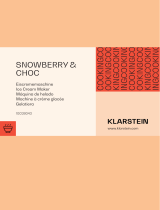 Klarstein 10028043 Snowberry and Chocolate Ice Cream Maker Handleiding