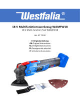 Westfalia WAMFW18 18V Multi-Function Tool Handleiding