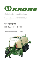 Krone BA BiG Pack 870 HDP XC Handleiding