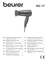 Beurer HC 17 Foldable Compact Hair Dryer Handleiding