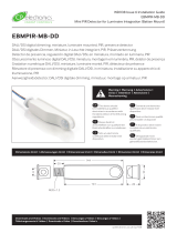CP Electronics EBMPIR-MB-DD Mini PIR Detector for Luminaire Integration Installatie gids