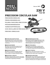 Meec tools 018517 Precision Circular Saw Handleiding