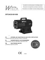 Warm Tech WTCACG18V-920 Handleiding