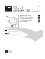Altrad BELLE MINIMIX 130 Cement Mixer Handleiding