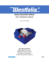 Westfalia Nass-Schleifer WNS45 Handleiding