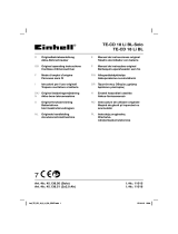 EINHELL TE-CD 18 Li BL Cordless Drill-Screwdriver Handleiding