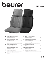 Beurer MG 330 Shiatsu Massage Seat Cover Handleiding