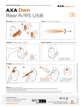 AXA Dwn R-RS USB Rechargeable Rear Light Handleiding