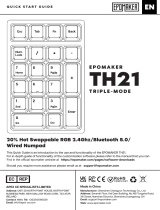 EPOMAKER Th21 Triple-Mode Numpad Gebruikershandleiding