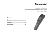 Panasonic ER-FGP82 Tondeuse à cheveux professionnelle Handleiding