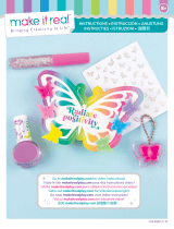 make it real 2326 Butterfly Cosmetic Set Handleiding