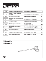 Makita VR001G Cordless Concrete Vibrator Handleiding