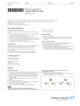 Endres+Hauser KA Cerabar PMP23 IO-Link Short Instruction