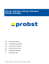 probst STS-33 Handleiding