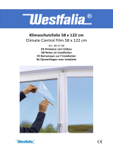 Westfalia 983760 Climate Control Film 58 x 122 cm Handleiding