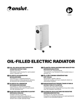 Anslut 014811 Oil Filled Electric Radiator Handleiding