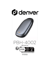 Denver PBH-4002 Handleiding