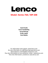 Lenco Xemio-768 MP3-MP4 Player Gebruikershandleiding