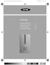 m-e FG-6.3 RX Compact Radio Doorbell Handleiding