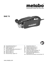 Metabo BAE 75 Belt Sander Handleiding