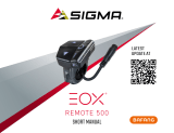 Sigma EOX REMOTE 500 E-Bike Handleiding