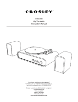 Crosley CR6035B Gig Record Player Handleiding