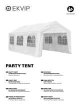 EKVIP 022100 Party Tent Handleiding