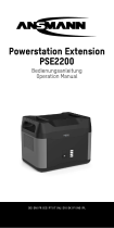 ANSMANN Erweiterungsmodul für Powerstation PS2200AC, 1408Wh Handleiding