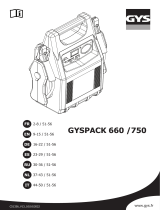 GYS PACK 660 Starter and Power Supply Handleiding