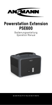 ANSMANN Erweiterungsmodul für Powerstation PS600AC, 640 Wh Handleiding