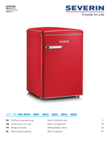 SEVERIN RKS 8830 Retro Tabletop Refrigerator Handleiding