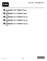 Toro ES3000SD 72v 76cm Handleiding