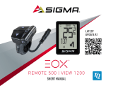 Sigma R500T EOX Remote 500 Smart Control Center Handleiding