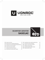 Vonroc SA501AC Scarifier Aerator Handleiding
