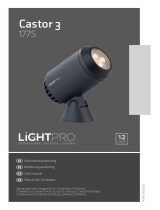 LightPro 177S Castor 3 LED Spotlight Handleiding