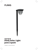 FlinQ FQC8266 Solar Garden Light Juno 2 Pack Handleiding
