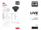 BLAM L20 DB LIVE Speakers Handleiding