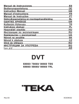 Teka DVT 98660 TBS BK Cooker Hood (Extractor hood) Handleiding