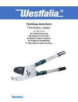 Westfalia 863919 Teleskopic Lopper Handleiding