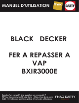 BLACK DECKER BXIR3000E Steam Iron 3000 Ceramic Black Handleiding