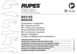 Rupes BA215S Mini Angle Grinder Handleiding