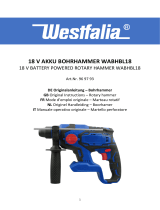 Westfalia WABHBL18 18 V Battery Powered Rotary Hammer Handleiding